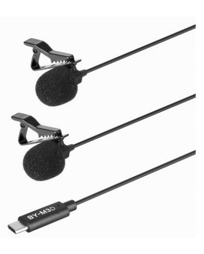 Микрофони Boya - By M3D, 2 броя, черни - 8