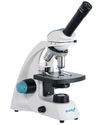 Микроскоп Levenhuk - 400M, монокулярен, бял - 4