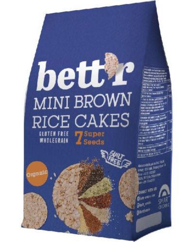 Мини оризовки със 7 супер семена, 50 g, Bett'r - 1