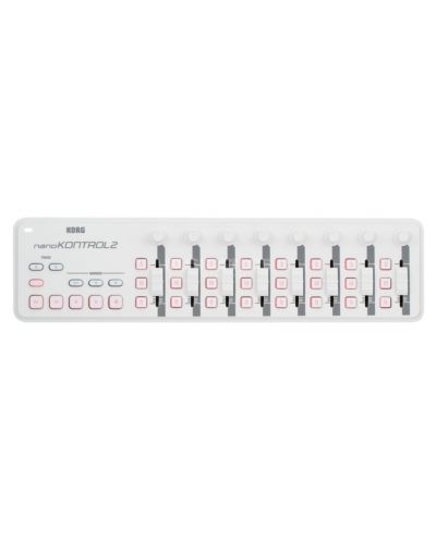 MIDI контролер Korg - nanoKONTROL2, бял - 1