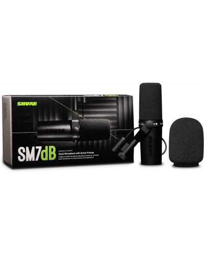 Микрофон Shure - SM7DB, черен - 2