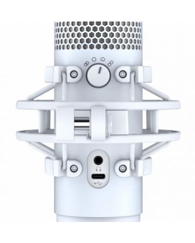 Микрофон HyperX - QuadCast S, бял - 6