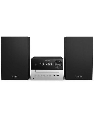 Аудио система Philips - TAM3205/12, 2.0, черна/сива - 1