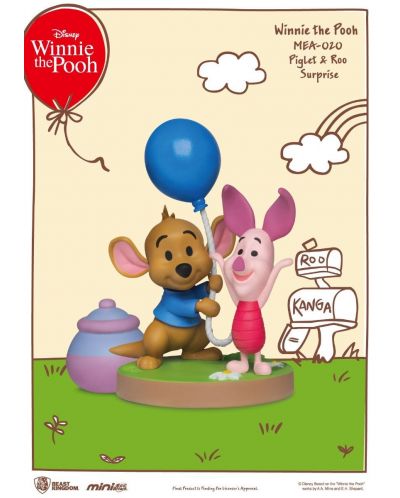 Мини фигура Beast Kingdom Disney: Winnie the Pooh - Piglet and Roo (Mini Egg Attack) - 4