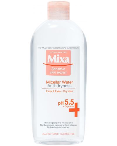 Mixa Мицеларна вода Anti-Dryness, 400 ml - 1