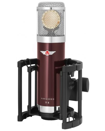 Микрофон Vanguard - V4, червен/сребрист - 3