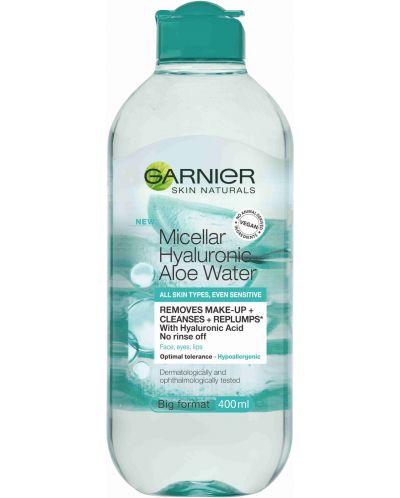 Garnier Skin Naturals Мицеларна вода с алое, 400 ml - 1