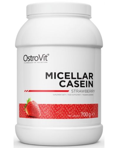 Micellar Casein, ягода, 700 g, OstroVit - 1