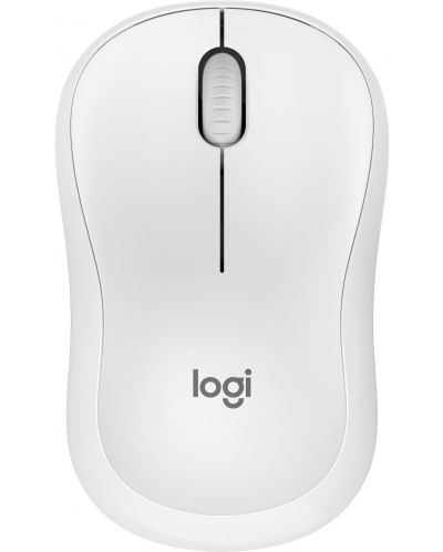 Мишка Logitech - M220 Silent, оптична, безжична, бяла - 1