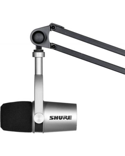 Микрофон Shure - MV7, сребрист - 4