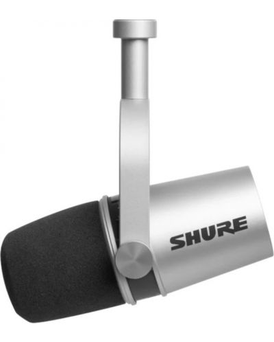 Микрофон Shure - MV7, сребрист - 2