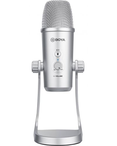 Микрофон Boya - BY-PM700SP, сребрист - 1