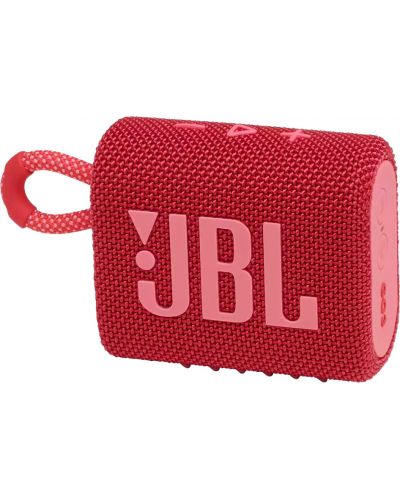 Портативна колонка JBL - Go 3, червена - 2