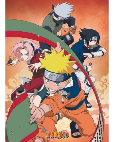 Мини плакат ABYstyle Animation: Naruto - Team 7 - 1