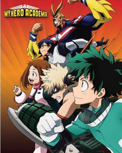 Мини плакат Pyramid Animation: My Hero Academia - Heroes to Action