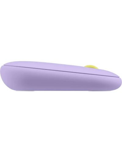 Мишка Logitech - Pebble M350, оптична, безжична, Lavender Lemonade - 4