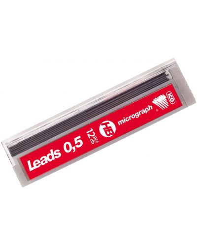 Мини графити за автоматичен молив Ico - 0.5 mm, HB - 1