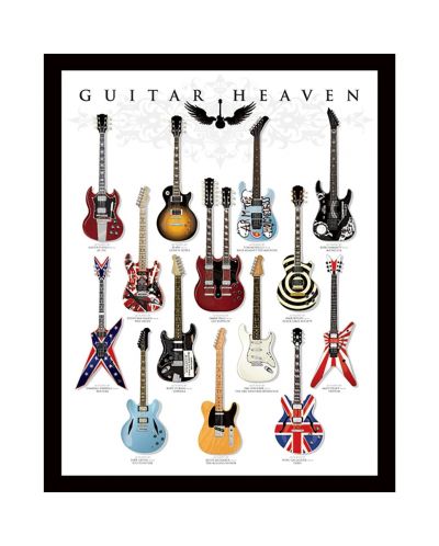 Мини плакат Pyramid Art: Music - Guitar Heaven
