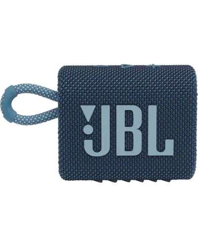 Портативна колонка JBL - Go 3, синя - 5