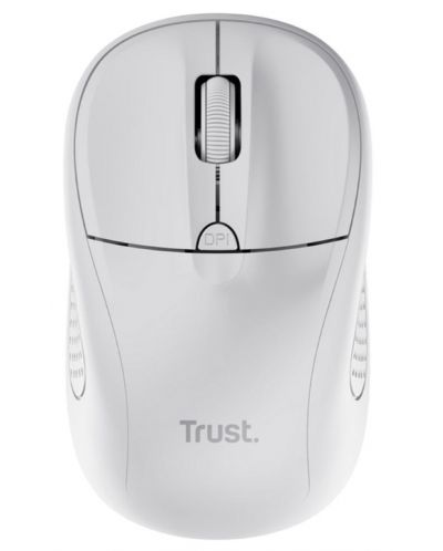 Мишка Trust - Primo, оптична, безжична, бяла - 1