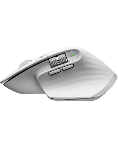Мишка Logitech - MX Master 3S, оптична, безжична, Pale Grey - 6