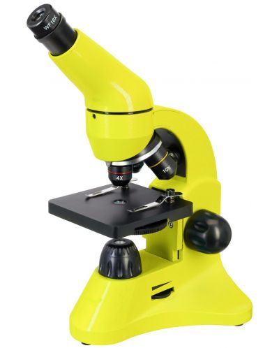 Микроскоп Levenhuk - Rainbow 50L PLUS, 64–1280x, Lime - 1