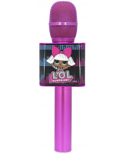 Микрофон OTL Technologies - L.O.L. Suprise! Karaoke, розов - 1