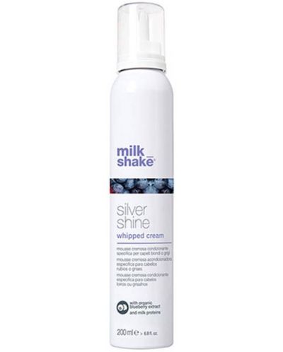 Milk Shake Silver Shine Боровинкова сметана за руса коса, без отмиване, 200 ml - 1