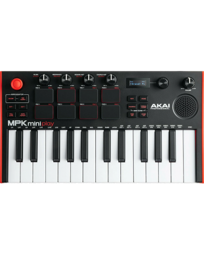 MIDI контролер-синтезатор Akai Professional - MPK Mini Play MK3, черен - 2