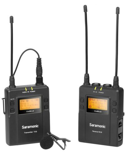 Микрофон Saramonic - UwMic9, безжичен, черен - 2