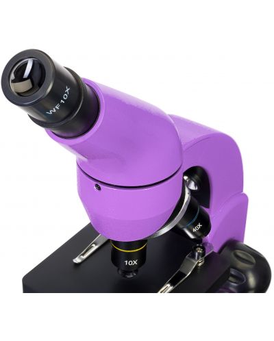 Микроскоп Levenhuk - Rainbow 50L, 40–800x, Amethyst - 7