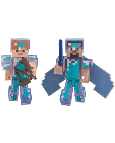 Комплект фигурки Minecraft - Екип за оцеляване