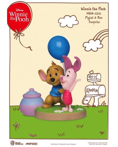 Мини фигура Beast Kingdom Disney: Winnie the Pooh - Piglet and Roo (Mini Egg Attack) - 2