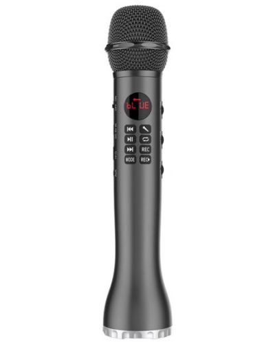 Микрофон Diva - L-598, безжичен, черен - 1