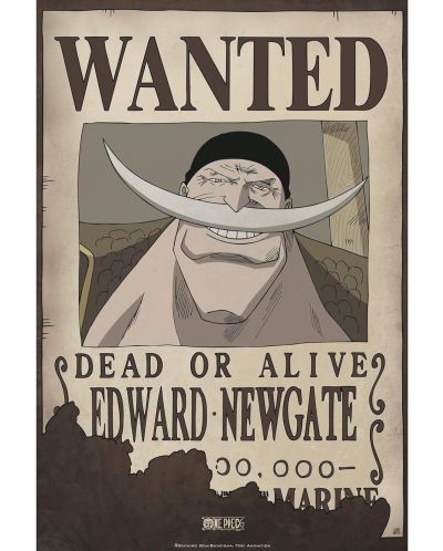Мини плакат GB eye Animation: One Piece - Wanted Whitebeard - 1