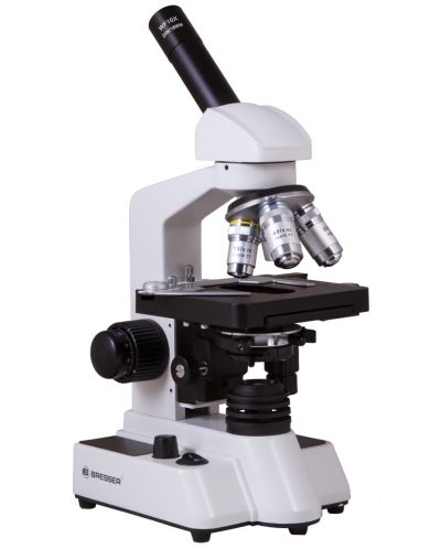 Микроскоп Bresser - Erudit DLX, 40–600x, бял - 3