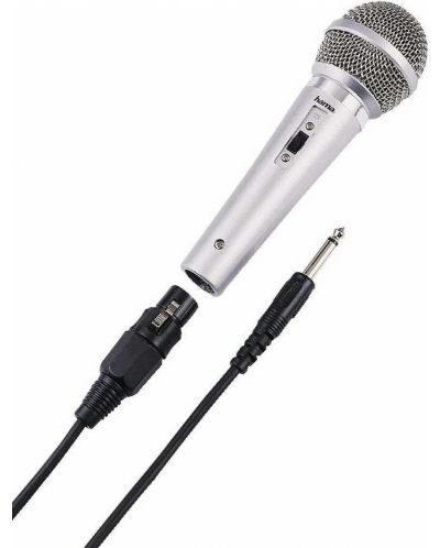 Микрофон Hama - DM-40, сив - 2