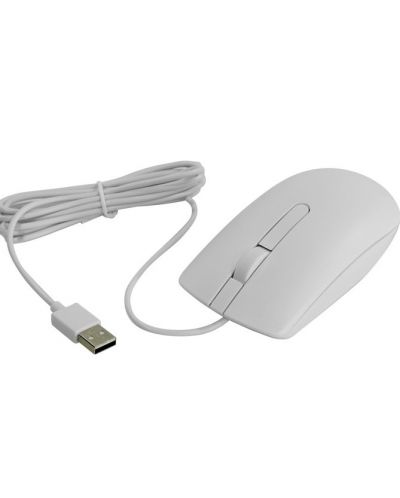 Мишка Dell - MS116, оптична, бяла - 5
