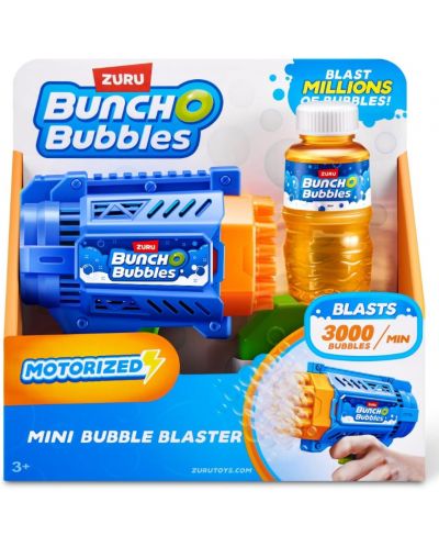 Мини бластер за сапунени балончета Zuru Bunch O Bubbles - 1