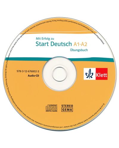 Mit Erfolg zu Start Deutsch: Упражнения по немски език - нива А1 и А2 + CD - 2