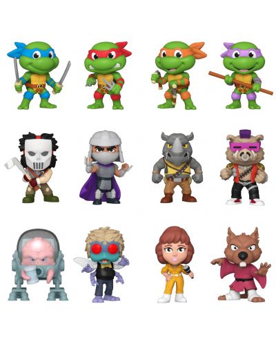 Мини фигура Funko Animation: Teenage Mutant Ninja Turtles - Mystery Minis Blind Box - 2