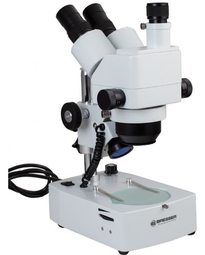 Микроскоп Bresser - Advance ICD 10–160x, бял - 1