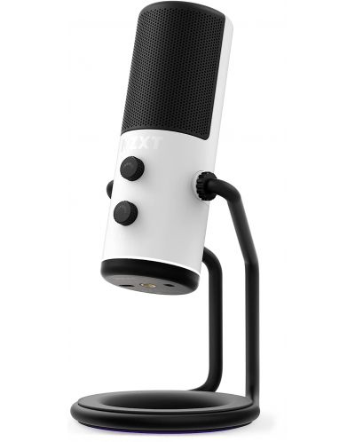 Микрофон NZXT - Capsule, бял/черен - 2