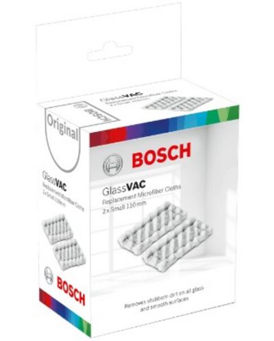 Микрофибърни кърпи Bosch - GlassVAC, 2 x 110 mm, 2 броя - 2