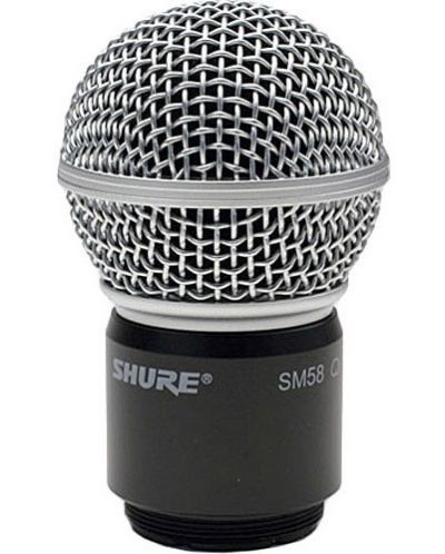 Микрофонна глава Shure - RPW112, безжична, черна/сребриста - 1