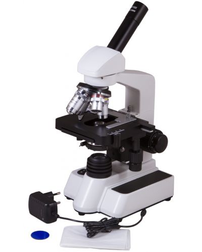 Микроскоп Bresser - Erudit DLX, 40–600x, бял - 2