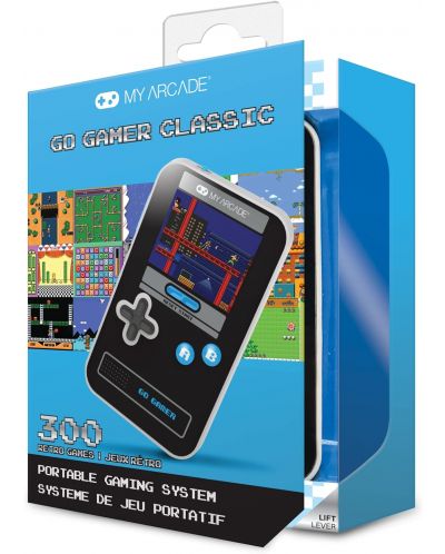 Мини конзола My Arcade - Gamer V Classic 300in1, черна/синя - 3