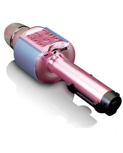 Микрофон Lenco - BMC-090PK, безжичен, розов - 4