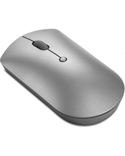 Мишка Lenovo - 600 Bluetooth Silent Mouse, оптична, безжична, сива - 2