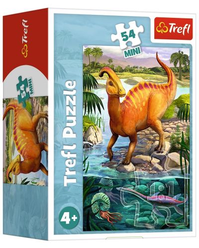 Мини пъзел Trefl от 54 части - Страхотни динозаври, асортимент - 4